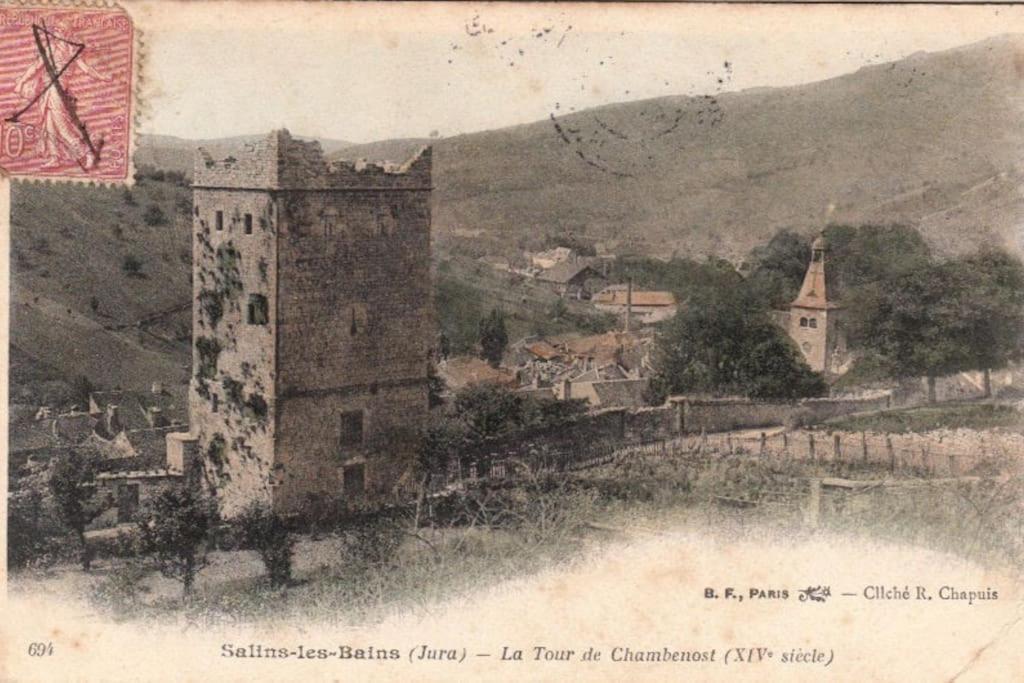Salins-Les Bains : A L'Ombre De La Tour Carree Apartman Kültér fotó